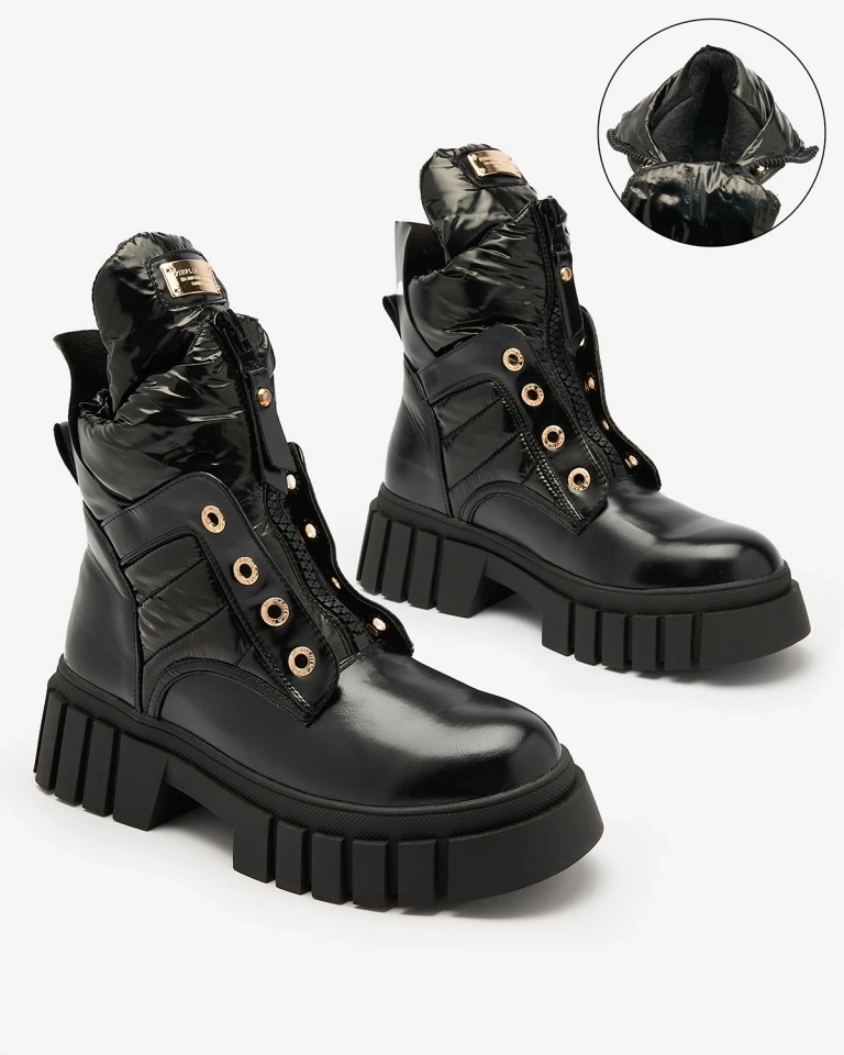 Royalfashion Дамски ботуши в черно Selilka