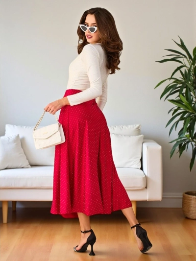 Дамска миди пола на Royalfashion