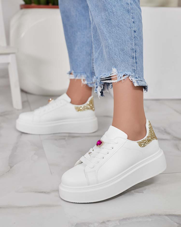 Royalfashion Дамски спортни кецове на платформа Cinkci