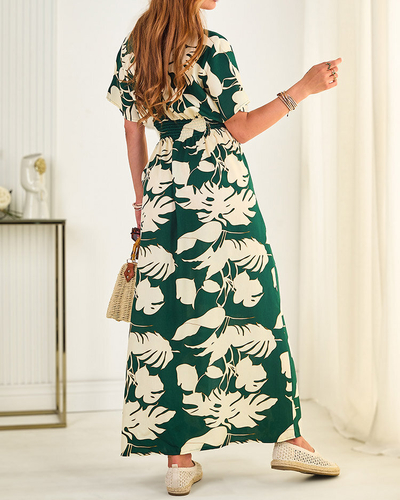 Royalfashion Дамска миди рокля с принт