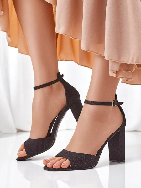 Роялфешн Блестящи дамски сандали Рокатес