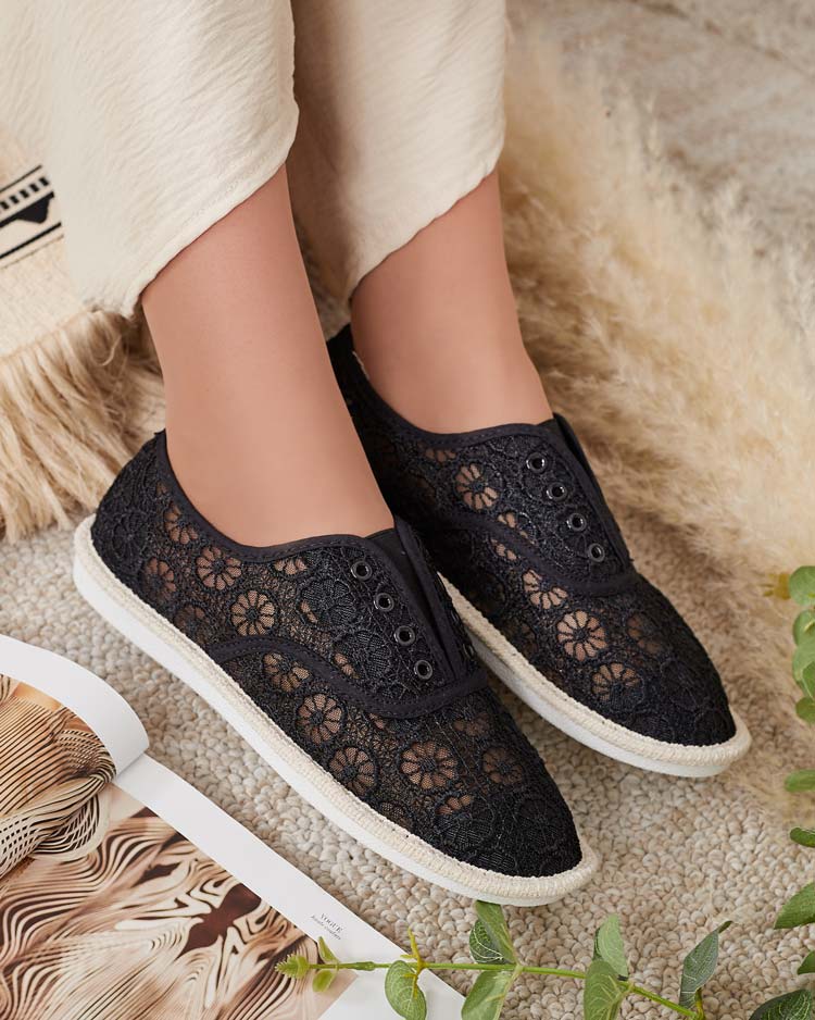 Royalfashion Дамски ажурни маратонки Nurram