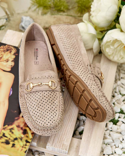 Royalfashion Дамски ажурни мокасини Mill