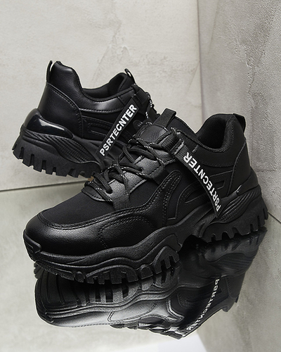 Черни дамски спортни обувки Evilpo- Footwear