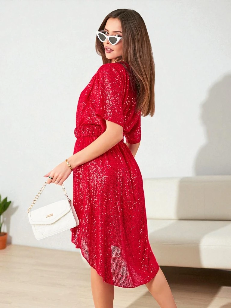 Рокля за жени Royalfashion с пайети