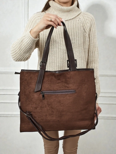 Дамска чанта shopper еко велур Daverna