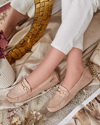 Royalfashion Дамски ажурни мокасини Mill