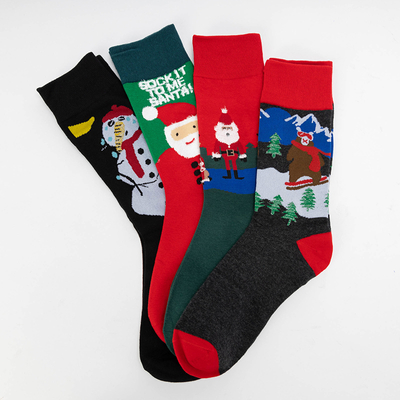 Świąteczne skarpetki w pudełku 4/pak - Bielizna