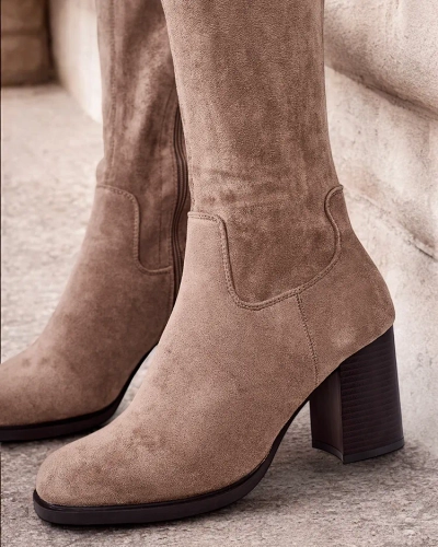 Royalfashion Дамски ботуши над коляното Rozia