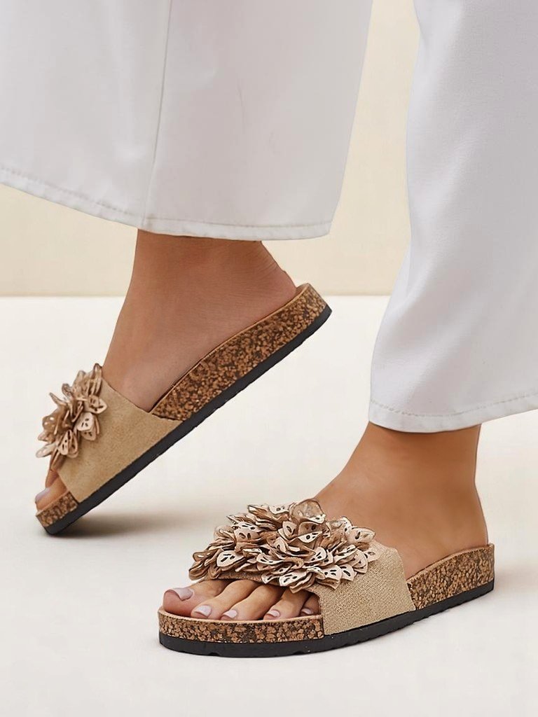 Royalfashion дамски сандали с цветя Occes