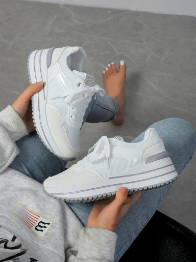 Royalfashion дамски спортни маратонки на платформа Revided