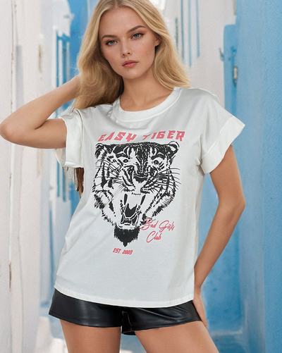 Royalfashion Дамска тениска с щампа