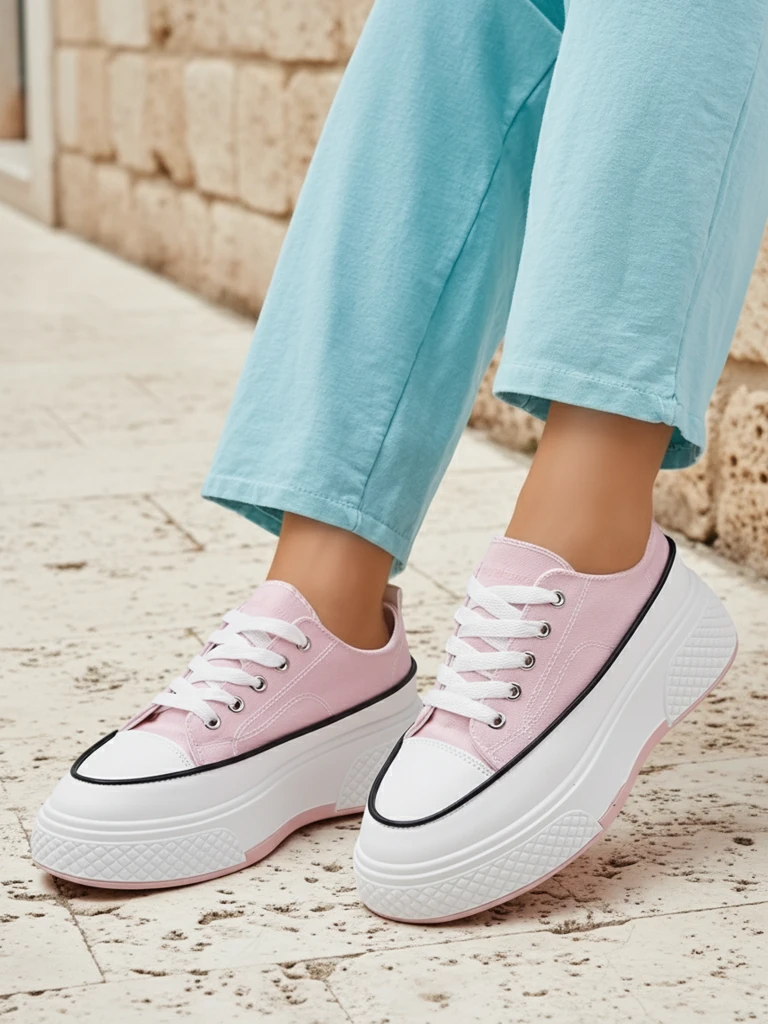 Royalfashion Женски платформи маратонки Beemes