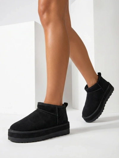 Роялфашън Къси снежни ботуши за жени а'ла Биовве