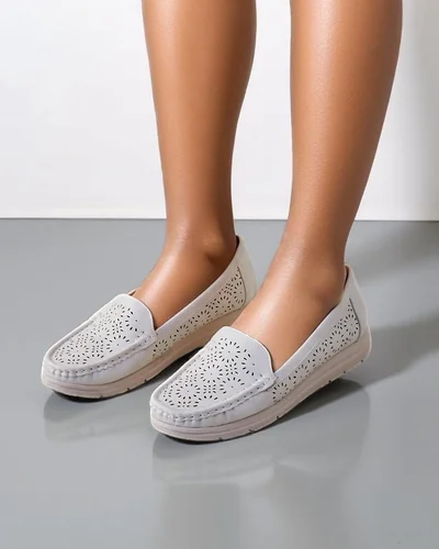 Royalfashion Женски перфориран мокасини Besset
