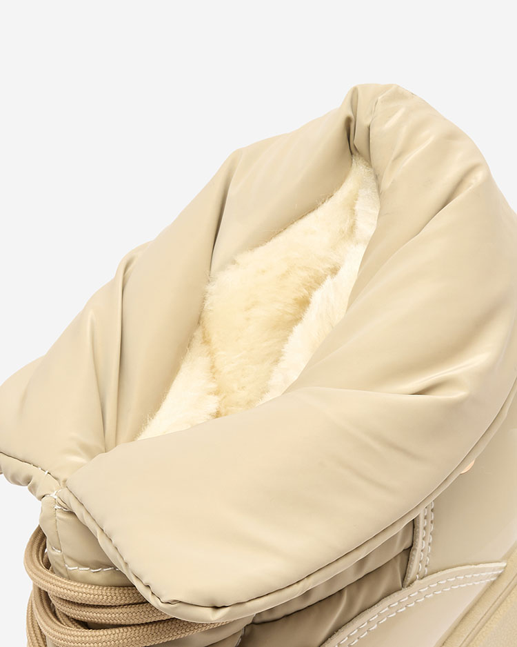 Royalfashion Дамски ботуши за сняг с приплъзване в светлокафяв цвят Dabenda