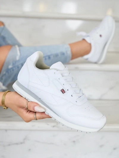 Маратонки Atelier Bianca - Класически бели дамски обувки