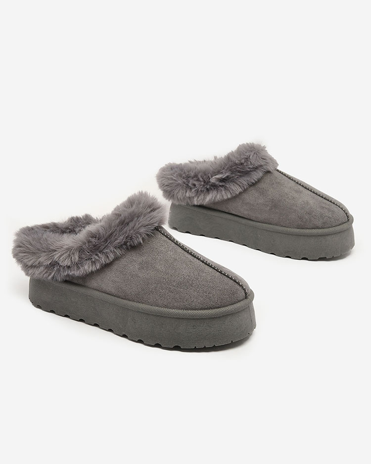 Royalfashion Дамски къси ботуши а'ла ботуши за сняг Kapfiee