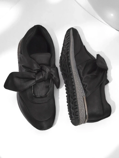 Royalfashion Дамски сникърси с панделка Socca