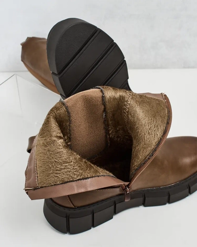 Royalfashion Дамски ботуши на платформа Couell