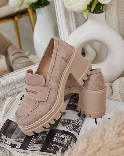 Royalfashion Дамски мокасини на ток Narvoti