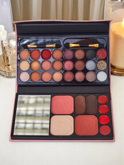 ANYLADY Компактна палитра за грим – сенки за очи, продукти за контуриране, устни 33 цвята