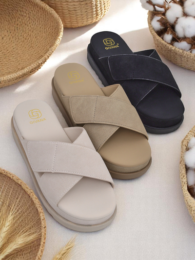 Royalfashion Дамски равни сандали Evre