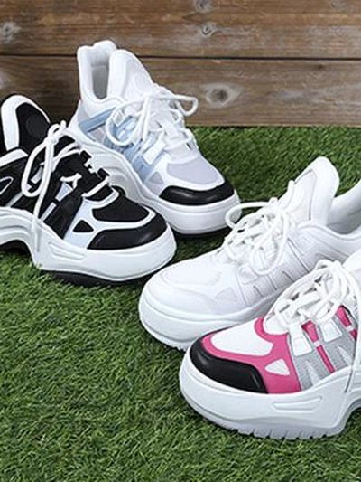 Спортни маратонки Royalfashion за жени на по-дебела подметка Loness