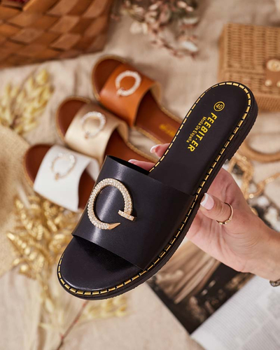 Royalfashion Дамски джапанки Omerta с плоска подметка