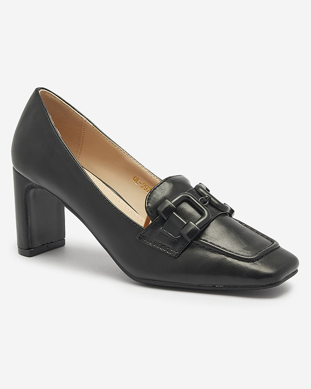 Дамски мокасини в черно Mokwell-Footwear