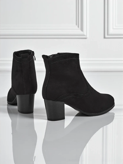 Дамски еко велурени боти на ток Crimson Echo