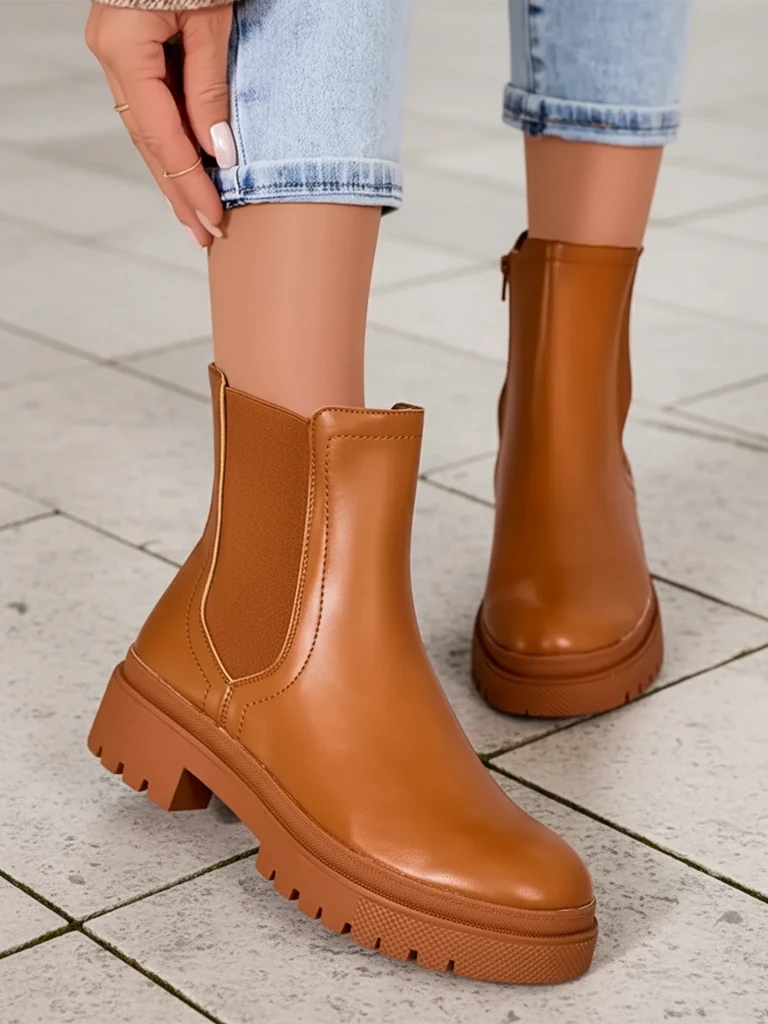 Royalfashion Дамски ботуши от еко кожа Dovivas