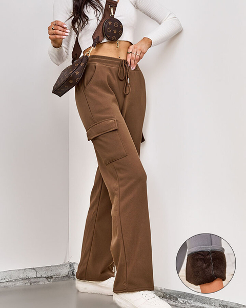 Royalfashion Затоплен дамски боен панталон