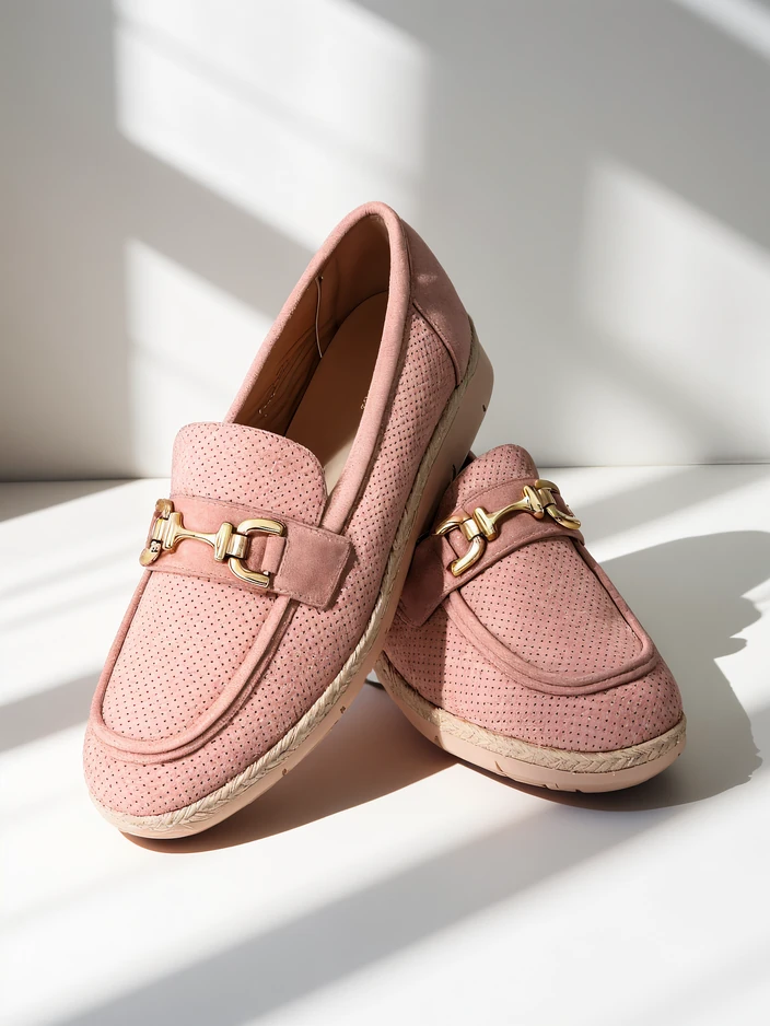 Женски обувки на плосък ток Royalfashion с декоративен детайл на пръстите