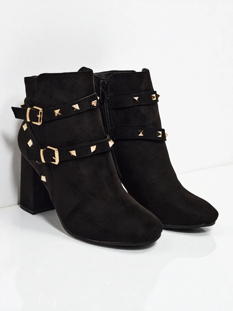 Nova Eleganza Боти на ток със златни елементи