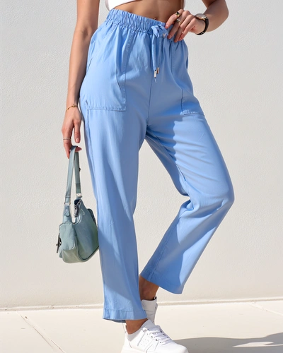 Royalfashion Дамски прави панталони 7/8