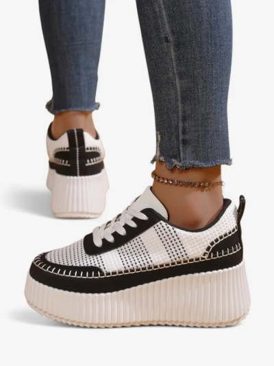 Royalfashion дамски платформа кецове Siserra