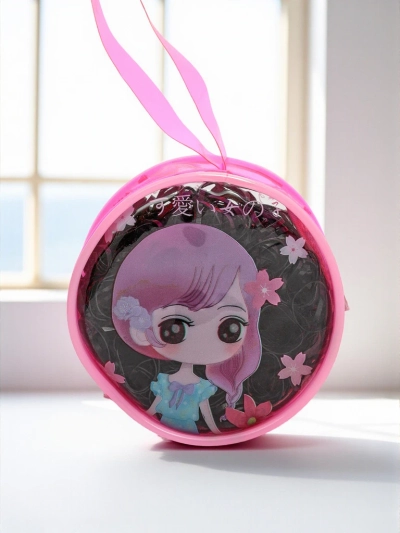 Royalfashion Многоцветни силиконови ластичета за коса в декоративна опаковка