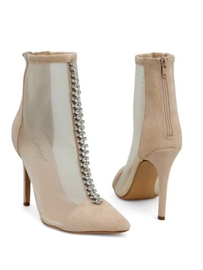 Женски ankle ботуши на ток Amaelika