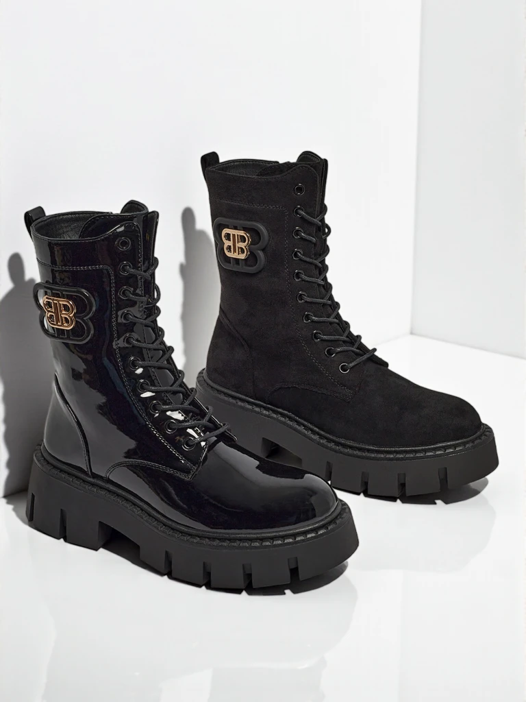 Royalfashion Дамски боти тип работнически Milloze