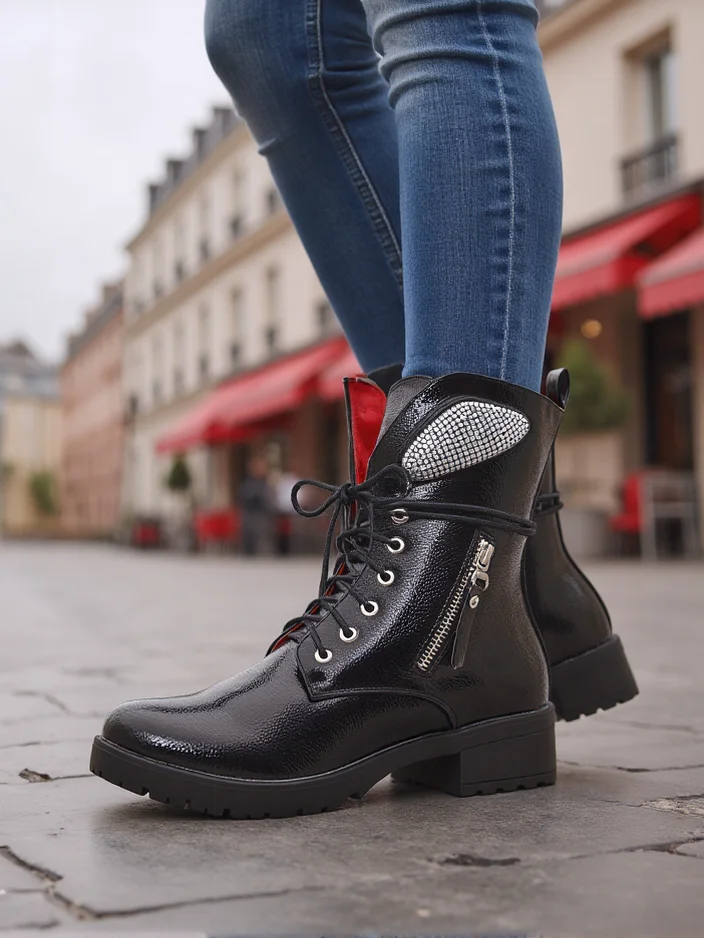 Royalfashion Женски ботуши до глезена работни обувки Volio