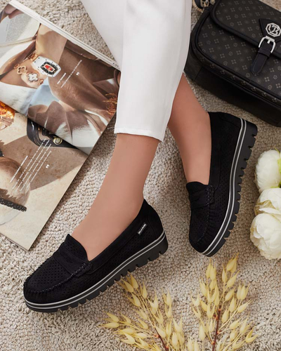 Royalfashion Ажурни дамски мокасини Leteller