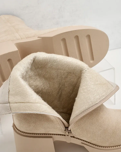 Royalfashion Дамски ботуши с токчета Tratta