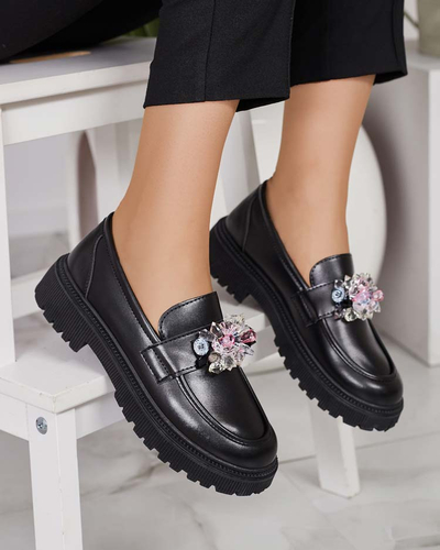 Royalfashion Дамски мокасини с цветни мъниста Karonia