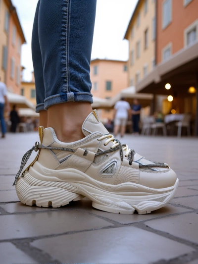 Royalfashion Дамски маратонки на дебела подметка Reterri