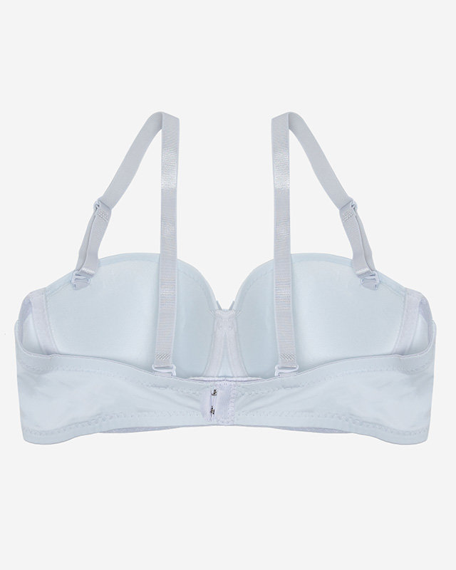 Бял дамски сутиен с подплънки - Бельо