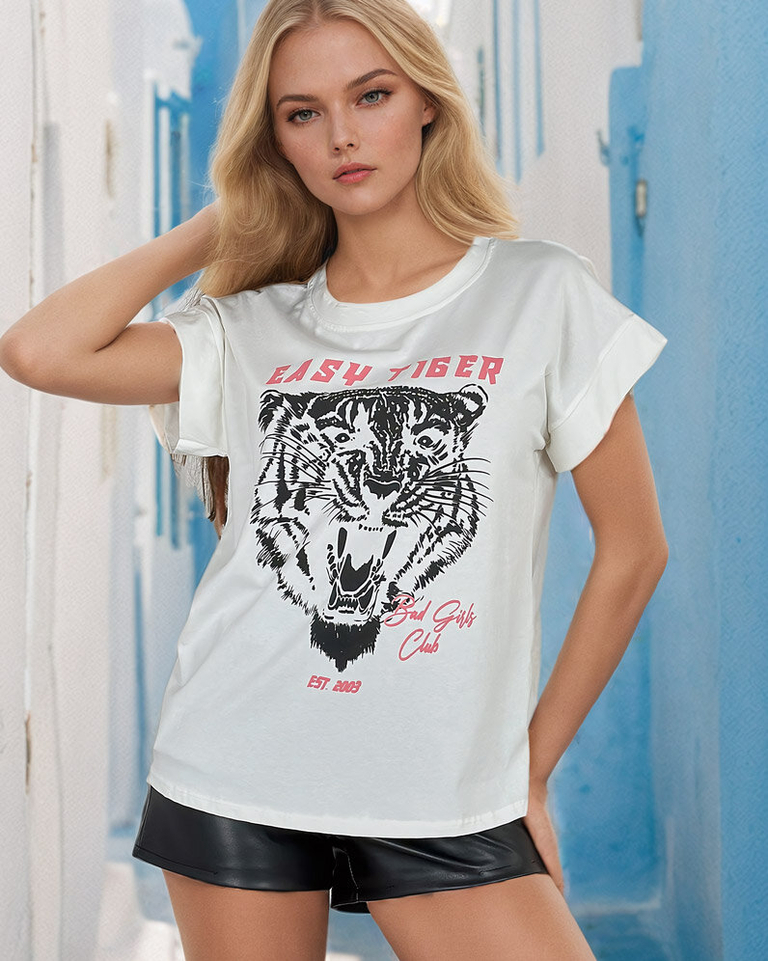 Royalfashion Дамска тениска с щампа