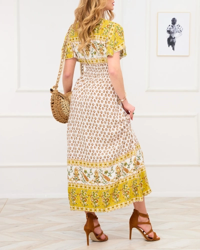 Бяла лятна макси рокля - Облекло