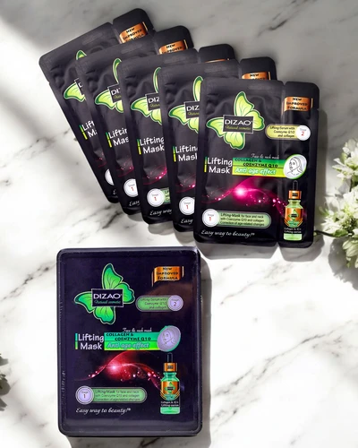 DIZAO - Комплект серум и маска с коензим Q10 и колаген 6г+36г x 10бр