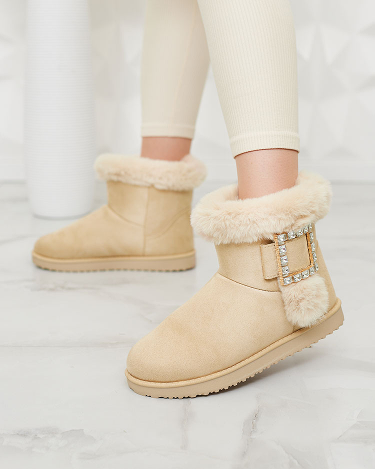 Royalfashion Дамски ботуши a'la snow boots with ornament Galaes